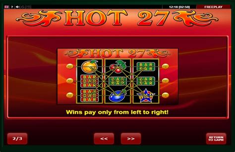 hot 27 slot online
